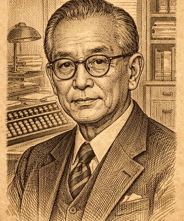 Stylised illustration of Kiyoshi Matsuzaki by Manus